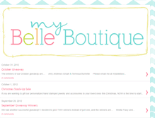 Tablet Screenshot of mybelleboutique.blogspot.com