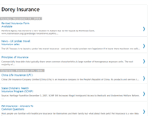 Tablet Screenshot of doreyinsurance.blogspot.com