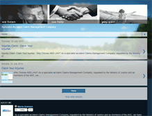 Tablet Screenshot of injuriesclaims.blogspot.com