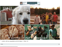 Tablet Screenshot of joyunspeakableandfullofglory.blogspot.com
