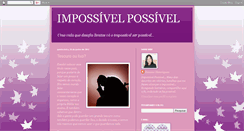 Desktop Screenshot of impossivelpossivel.blogspot.com