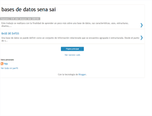 Tablet Screenshot of basesdedatossenasai.blogspot.com