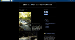 Desktop Screenshot of ebensaundersphotography.blogspot.com