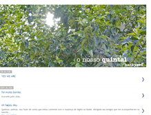 Tablet Screenshot of o-nosso-quintal.blogspot.com