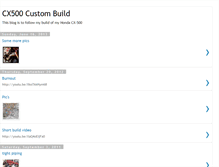Tablet Screenshot of cx500custombuild.blogspot.com