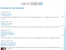 Tablet Screenshot of mobicents-sip-servlets.blogspot.com