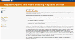 Desktop Screenshot of magazine-agent.blogspot.com