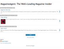 Tablet Screenshot of magazine-agent.blogspot.com