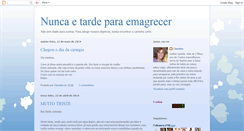 Desktop Screenshot of nuncaetardeparaemagrecer-claudete.blogspot.com