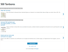 Tablet Screenshot of carnaval500tambores.blogspot.com
