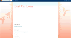 Desktop Screenshot of best-car-loan.blogspot.com
