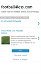 Mobile Screenshot of football4less.blogspot.com