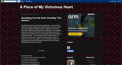 Desktop Screenshot of apieceofmyvictoriousheart.blogspot.com