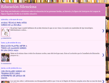 Tablet Screenshot of educasilenciosa.blogspot.com