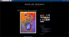 Desktop Screenshot of daviniart.blogspot.com