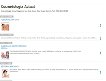 Tablet Screenshot of cosmetologiaactual.blogspot.com