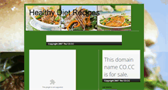 Desktop Screenshot of healthydiet-recipes.blogspot.com