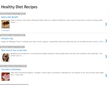 Tablet Screenshot of healthydiet-recipes.blogspot.com