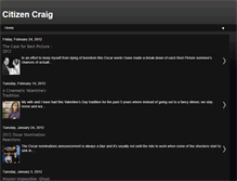 Tablet Screenshot of citizencraig.blogspot.com