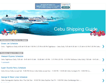 Tablet Screenshot of cebu-shipping-guide.blogspot.com