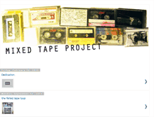 Tablet Screenshot of mixedtapeproject.blogspot.com