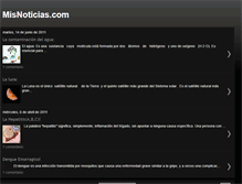 Tablet Screenshot of misnoticiascom.blogspot.com
