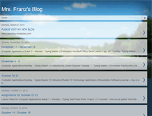 Tablet Screenshot of franzclassblog.blogspot.com