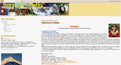 Desktop Screenshot of nepalsocialtreks.blogspot.com
