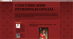 Desktop Screenshot of misspetropolis.blogspot.com