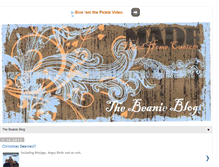 Tablet Screenshot of homemadebeanieblog.blogspot.com