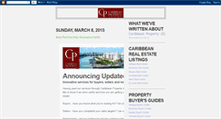 Desktop Screenshot of caribbeanpropertyinternational.blogspot.com