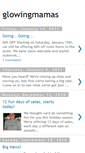 Mobile Screenshot of glowingmamas.blogspot.com