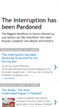 Mobile Screenshot of interruptionhasbeenpardoned.blogspot.com