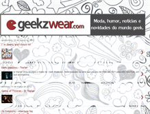 Tablet Screenshot of geekzwear.blogspot.com