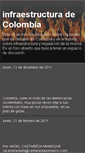 Mobile Screenshot of infraestructuradecolombia.blogspot.com