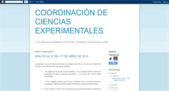 Desktop Screenshot of coordinacionexperimentalescchazca.blogspot.com