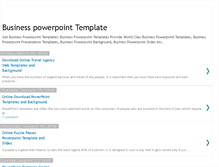Tablet Screenshot of businesspowerpointtemplate.blogspot.com