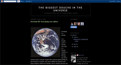 Desktop Screenshot of biggestdoucheintheuniverse.blogspot.com