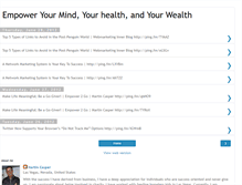 Tablet Screenshot of empoweringyourmindbodyhealthandwealth.blogspot.com