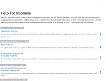 Tablet Screenshot of help-for-insomnia.blogspot.com