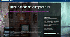 Desktop Screenshot of micubazaar.blogspot.com