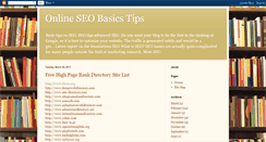 Desktop Screenshot of onlineseobasicstips.blogspot.com