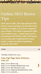 Mobile Screenshot of onlineseobasicstips.blogspot.com