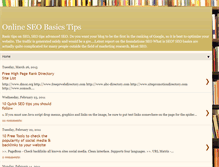 Tablet Screenshot of onlineseobasicstips.blogspot.com