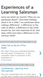 Mobile Screenshot of learningsalesman.blogspot.com