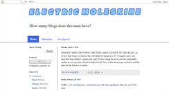 Desktop Screenshot of moleskineblog.blogspot.com