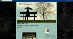 Desktop Screenshot of kkskreations.blogspot.com