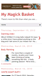 Mobile Screenshot of mymagickbasket.blogspot.com