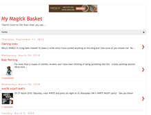 Tablet Screenshot of mymagickbasket.blogspot.com