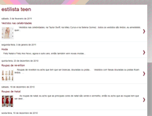 Tablet Screenshot of estilistateen-dicas.blogspot.com